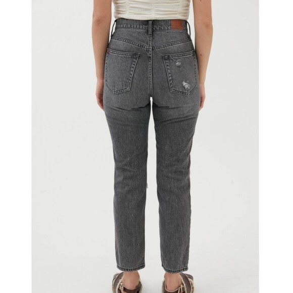 NWT BDG Slim Straight Jeans Size 29 Grey Distressed - Picture 3 of 15